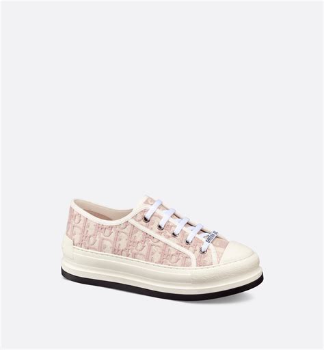 Walk'n'Dior Platform Sneaker Nude Dior Oblique Embroidered 